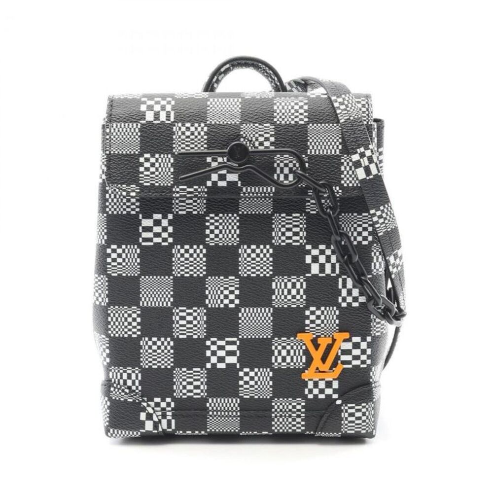 Pre Loved louis vuitton Soft Trunk Crossbody Bag Men Black Shoulder Bags - Picture 2 of 7